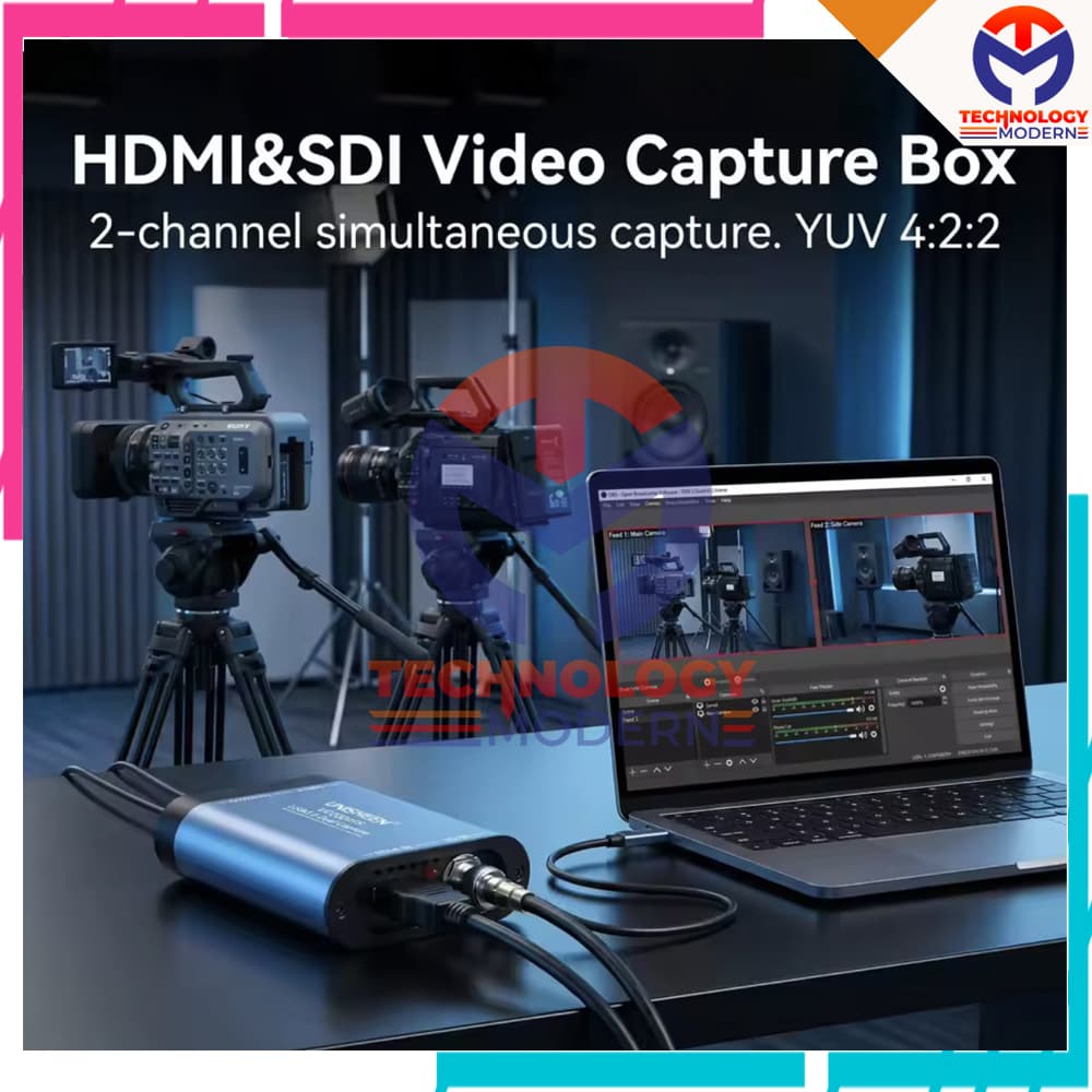 USB 3.0 Dual Video Capture & Live Streaming For vMix dan OBS (SDI+HDMI Input) 2